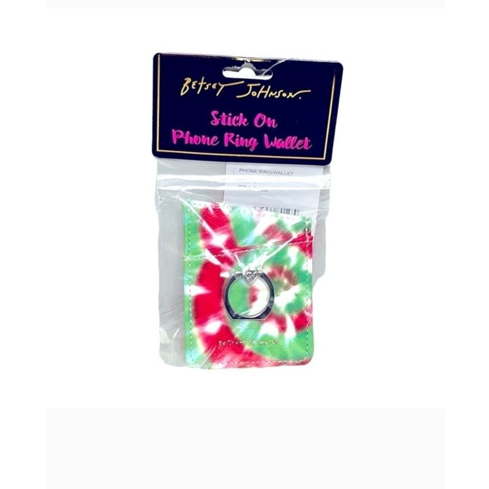 Betsey Johnson cell phone stick on wallet